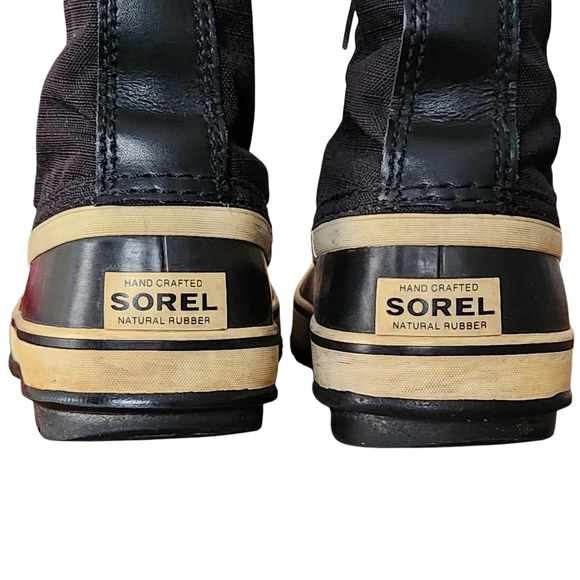 Sorel Women’s Winter Boots US 8 Waterproof Black Ivory Lace-Up - Picture 9 of 12